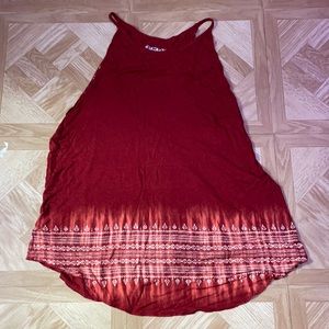 tank top, too big on me